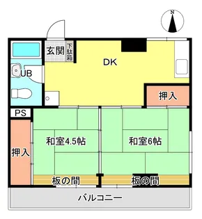 港町ビル【3階】の間取り