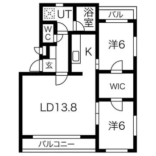 パステック浄水【2階】の間取り