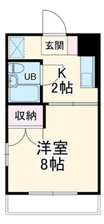 グランパレI【3階】の間取り