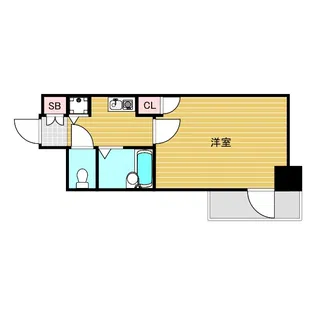 リーガル新大阪III【7階】の間取り