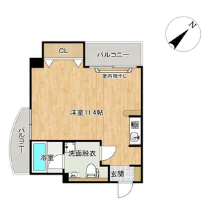 エヴァーフォレスト【4階】の間取り