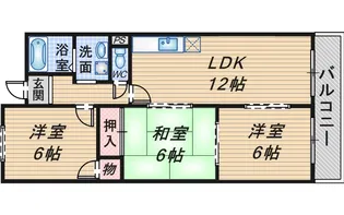 ベルヴュー桜の町【2階】の間取り