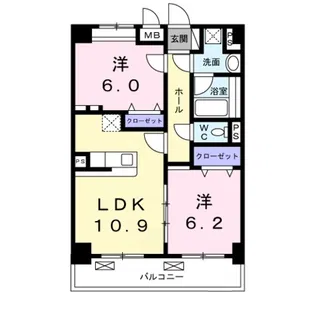 プレミア【2階】の間取り