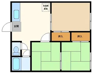 エクセルオタケ【2階】の間取り