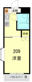 ハイタウン羽田【2階】の間取り