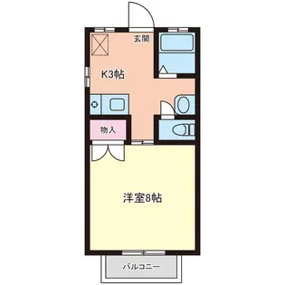 グリーンウッドII【2階】の間取り