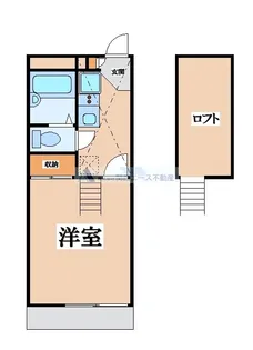 レオパレス太子田【2階】の間取り