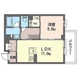 ポルト・ボヌール【2階】の間取り