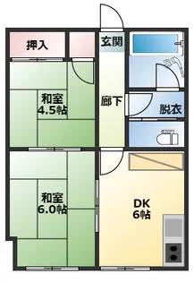 阿部ビル【2階】の間取り