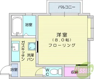 Mグローリー【2階】の間取り
