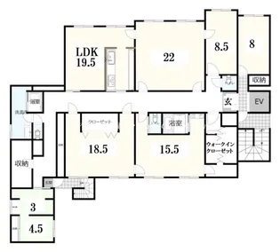 京都府京都市上京区青龍町【マンション】の間取り