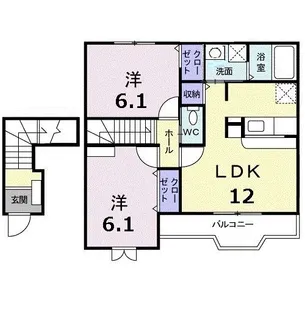 しなのB【2階】の間取り