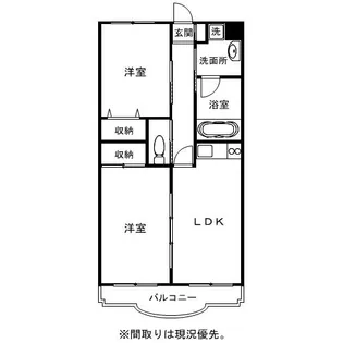 グランビューI【3階】の間取り