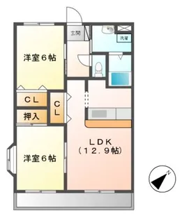 エルセンチュリー21【2階】の間取り