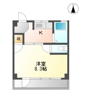 サンジェルマン富田町【4階】の間取り