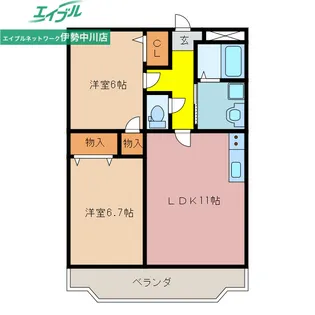 コンフォール・カルチェ【2階】の間取り