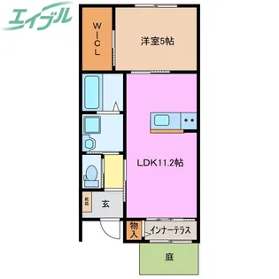 ルミエールV【1階】の間取り