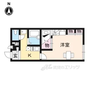 レオパレスめい【2階】の間取り