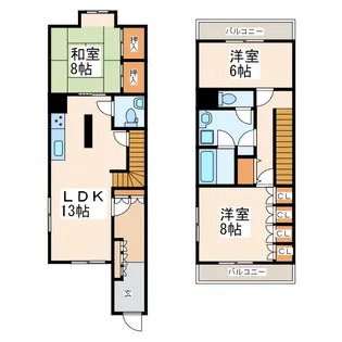 ゆあー’sコート【1階】の間取り