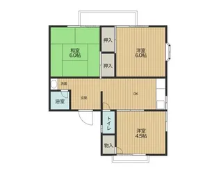 ハイツアオイ【2階】の間取り