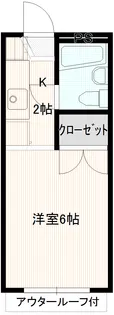 ハイツタケハナ【1階】の間取り