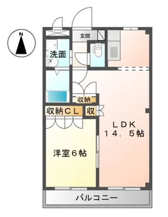 レコルテ【2階】の間取り