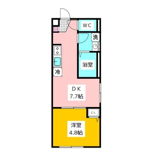 秀和鷺宮【1階】の間取り
