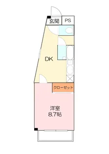 グランディール【4階】の間取り