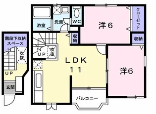 メゾン・グランデ【2階】の間取り