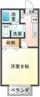 コーポラスダイクヤ【1階】の間取り