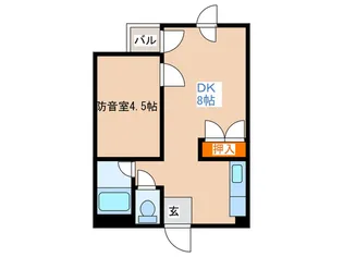 Musica se Piace【1階】の間取り