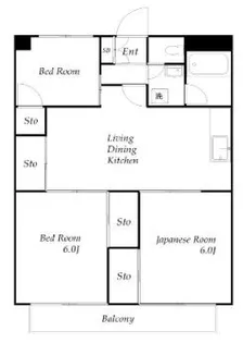 メイゾン平岡【3階】の間取り