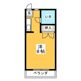 メゾンしらぎく【2階】の間取り