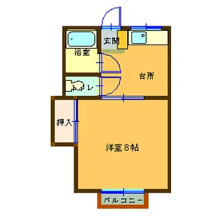 ハイツM【2階】の間取り