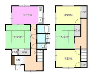 神奈川県横浜市戸塚区深谷町【一戸建】の間取り