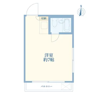 スカイハイツ奥沢【4階】の間取り