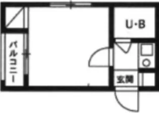 ニチエーイン国分寺【1階】の間取り