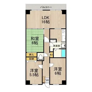 PHOENIX COURT 交野I【2階】の間取り