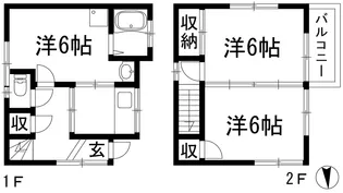 兵庫県川西市久代5【一戸建】の間取り