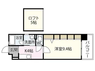 平勝ビル16【4階】の間取り