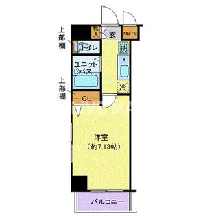 ヴェルト日本橋3【7階】の間取り