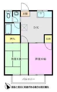 シャンボールハイツ【2階】の間取り