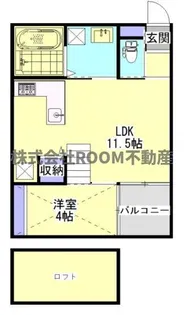 LARGO A・B【1階】の間取り