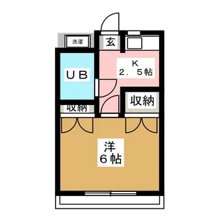 コーポかなめ【1階】の間取り