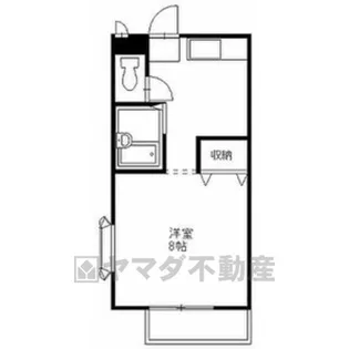 リモージュK(1K)【1階】の間取り