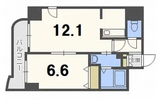 ティアラ月寒中央【5階】の間取り