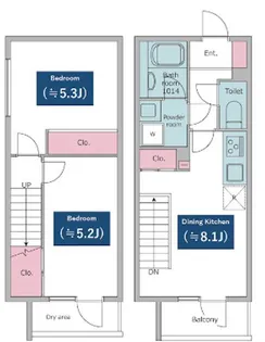 東京都文京区小石川1【マンション】の間取り
