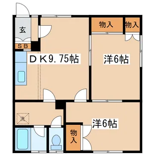 コーポ和 (武佐)【2階】の間取り
