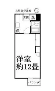 シャトー曙【3階】の間取り