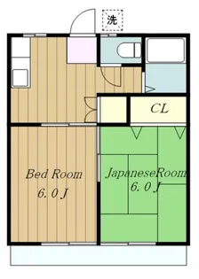 信栄ハイツ【1階】の間取り